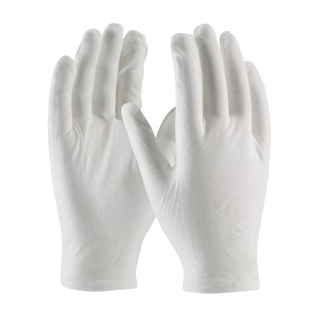 Pip Medium Weight Cotton Lisle Inspection Glove with Rolled Hem Cuff - Men's, 12PK 97-520R